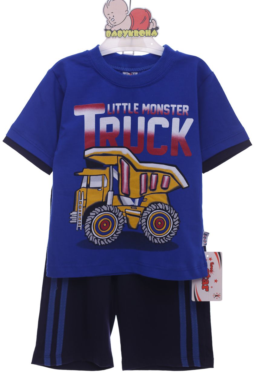 Шорты + футболка с трактором для мальчика MiniPapi