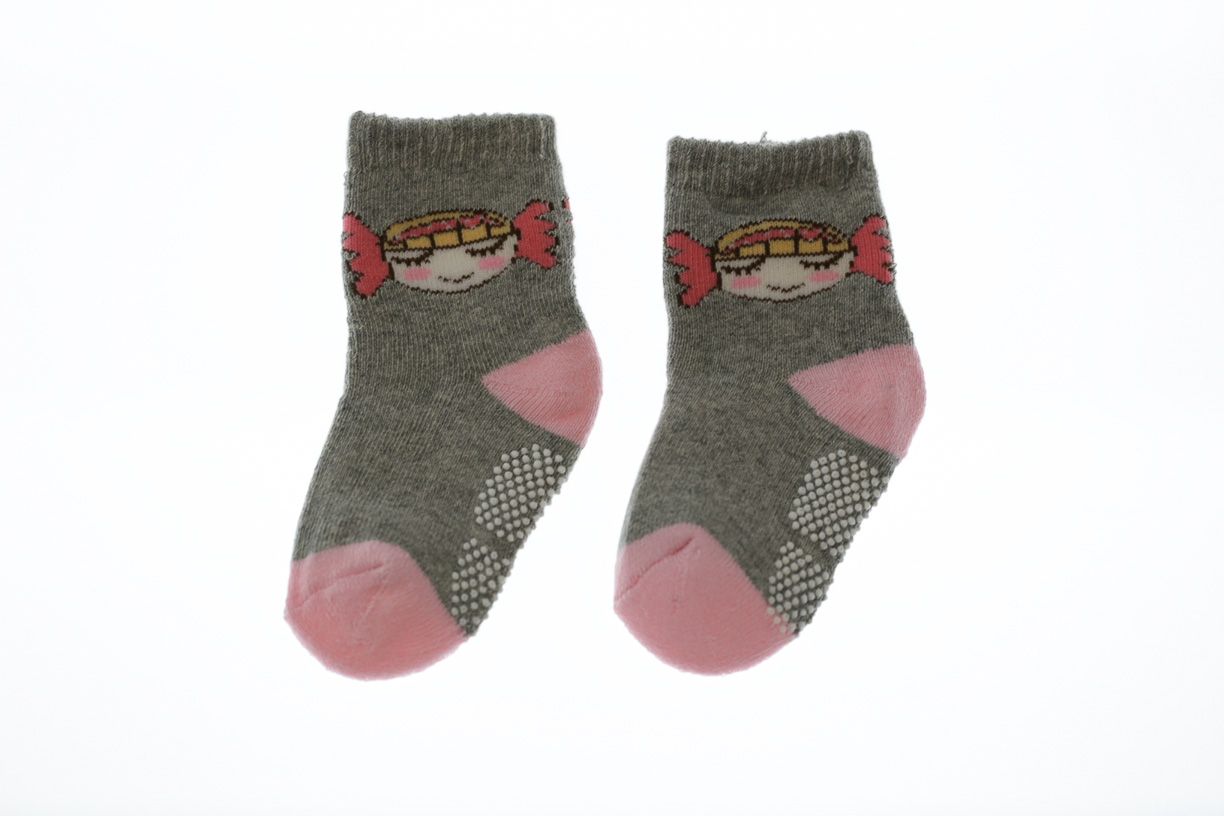 Шкарпетки на махру з тормозком Дівчинка для дівчинки BabyKroha