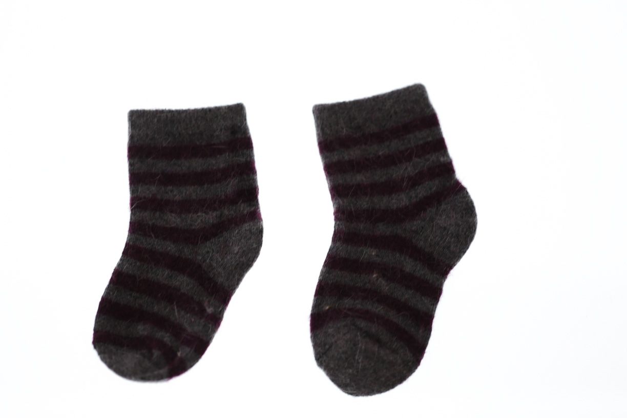 Шкарпетки на махру в Смужку для дівчинки BabyKroha
