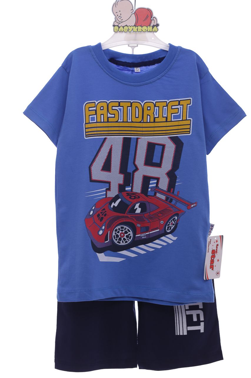 Шорты + футболка FastDrift для мальчика MiniPapi
