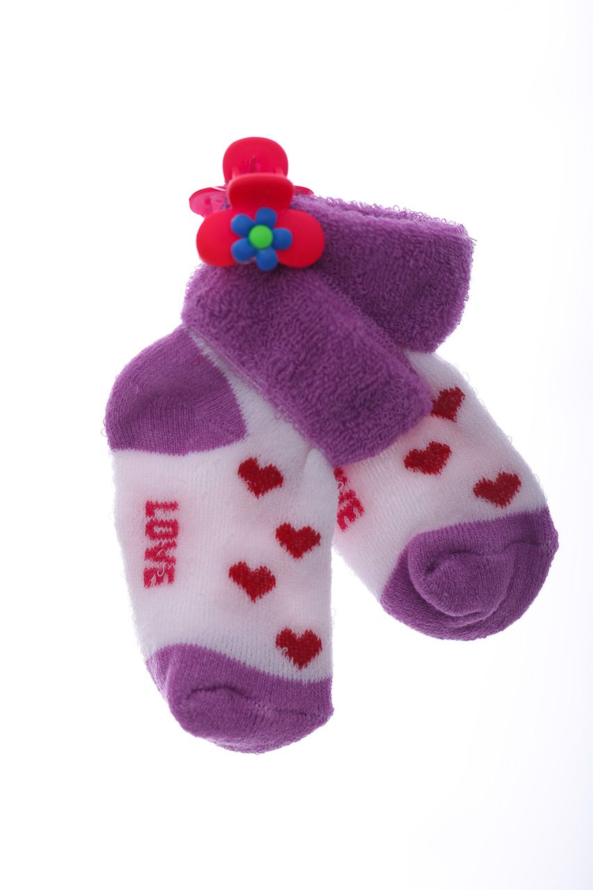 Шкарпетки на махру Love для дівчинки Sullun Baby